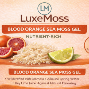 LuxeMoss Blood Orange Sea Moss Gel