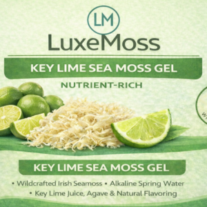 LuxeMoss Key Lime Sea Moss Gel