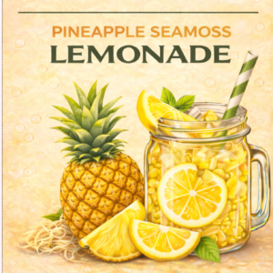 LuxeMoss Pineapple Sea Moss Lemonade
