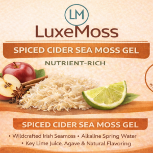 LuxeMoss Spiced Cider Sea Moss Gel