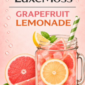 LuxeMoss Grapefruit Sea Moss Lemonade