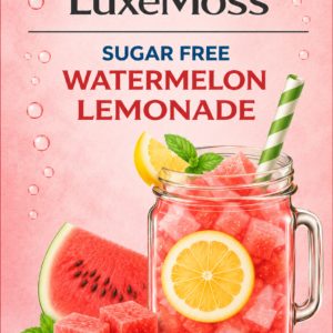 LuxeMoss Sugar-Free Watermelon Sea Moss Lemonade
